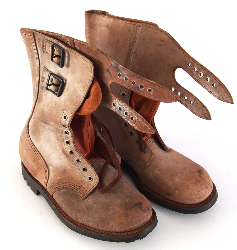 french double buckle boots